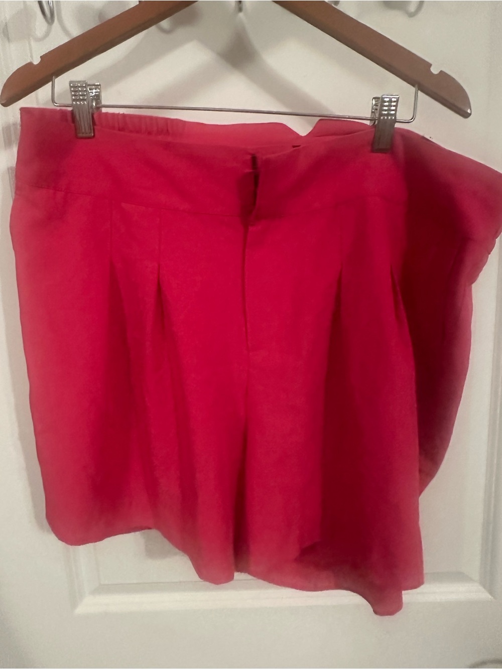 Bright Pink High-Waist Shorts